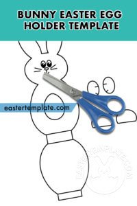 bunny easter egg holder