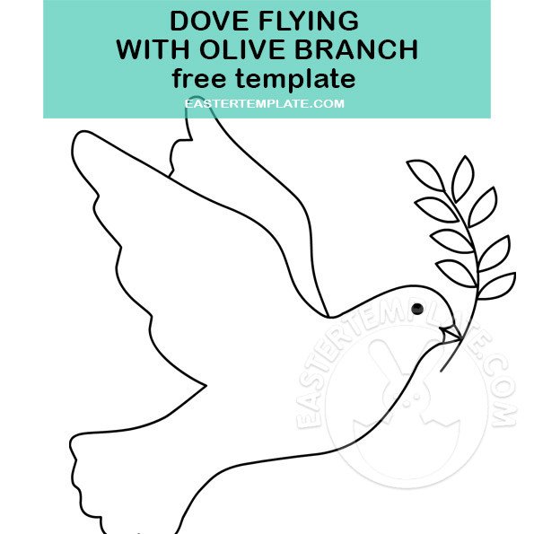 dove flying olive branch