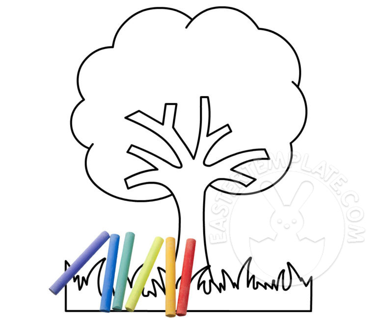 printable-tree-coloring-page-easter-template