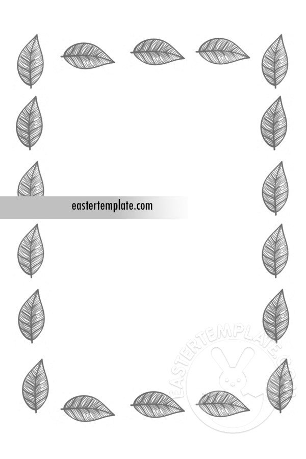 frame silver leaves