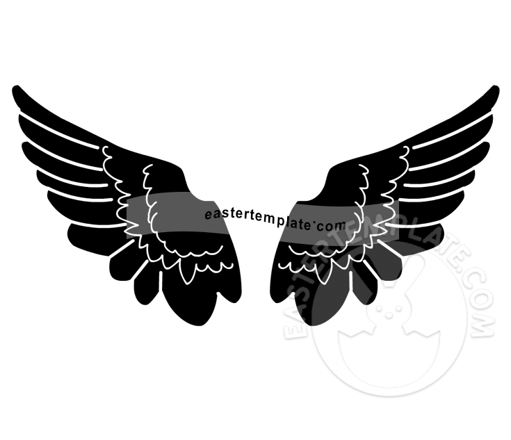 angel wings silhouette