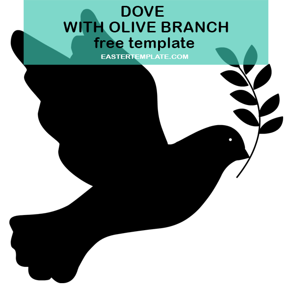 dove flying silhouette