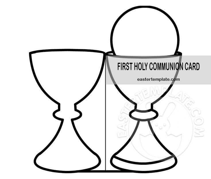 first holy communion card