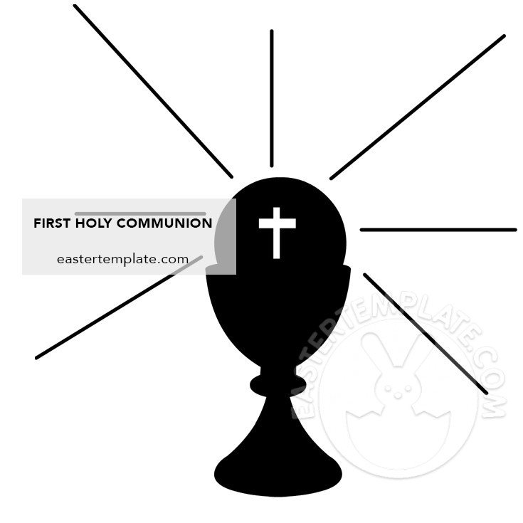 first holy communion silhouette