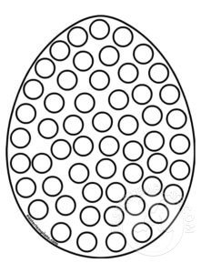 easter egg dot