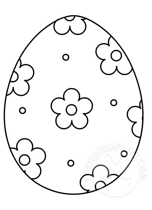 easter eggs flowers