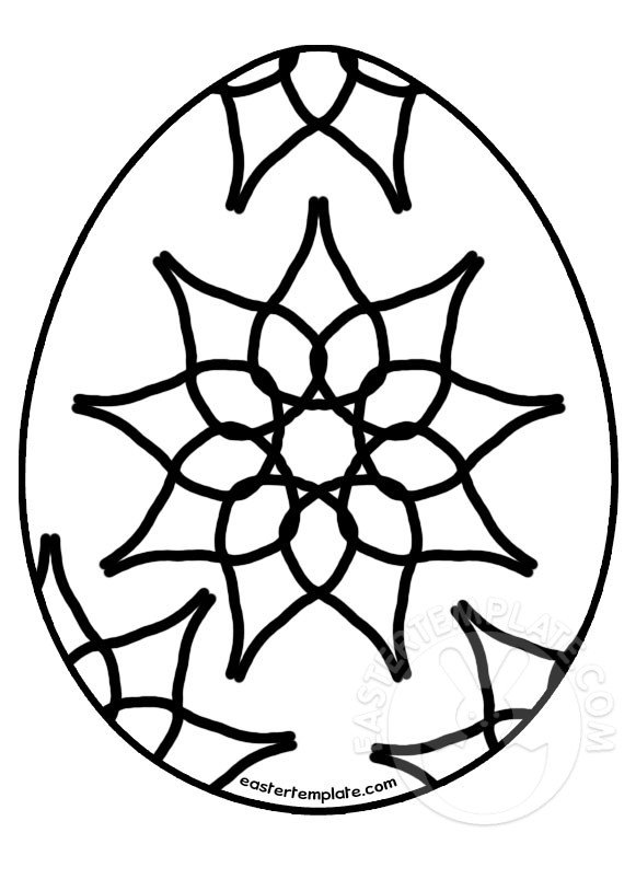 egg flower mandala