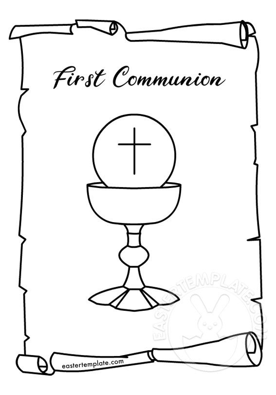 first communion parchment