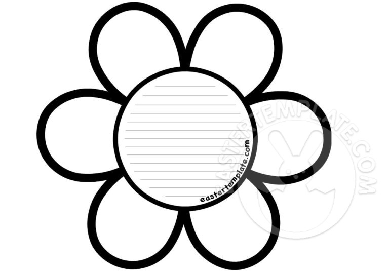 flower-writing-template-easter-template