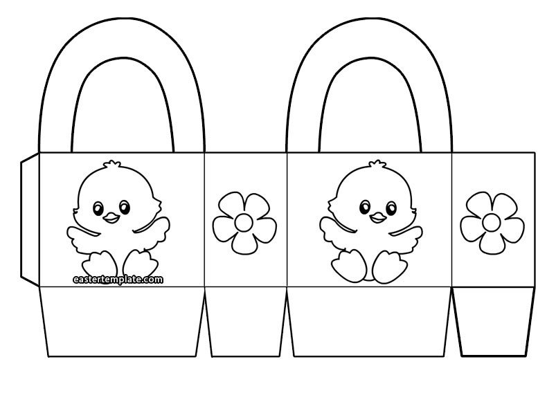 Simple Easter Basket - Easter Template