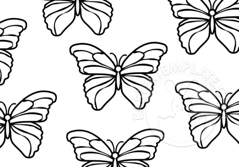 butterfly-pattern-easter-template