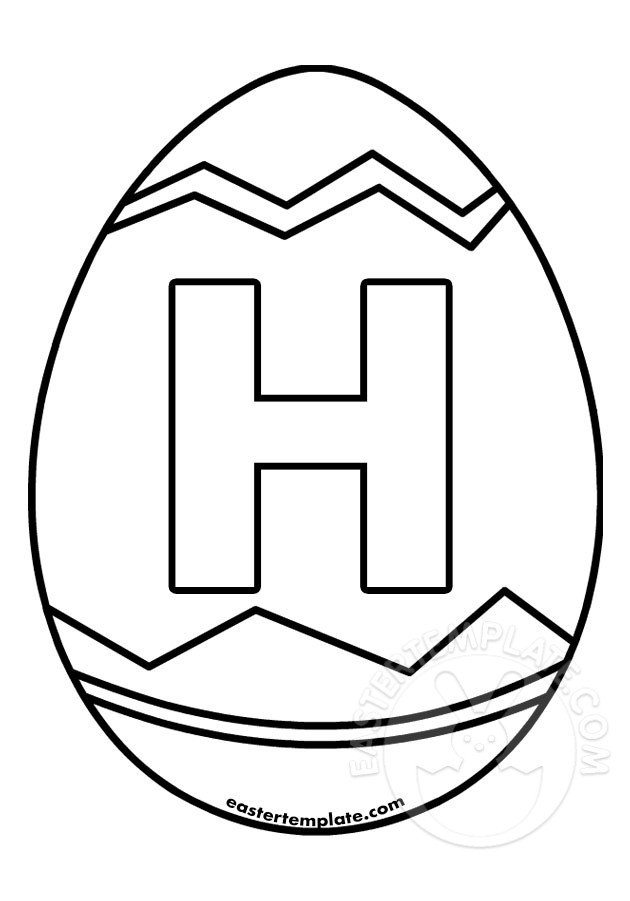 letter h easter egg