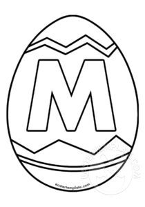 letter m easter egg
