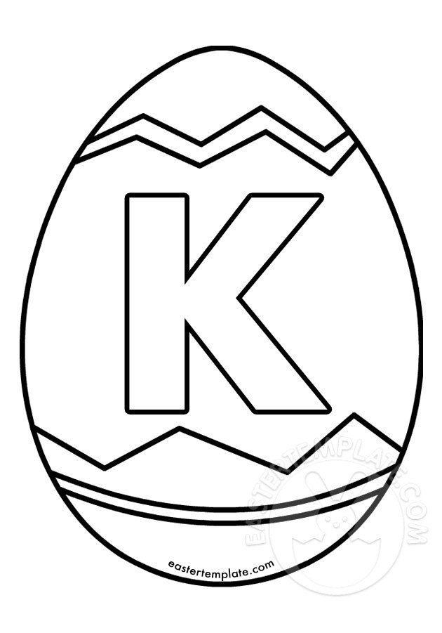 letter k easter egg