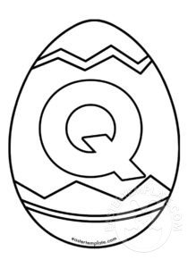 letter q easter egg