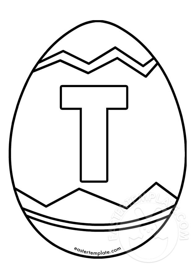 letter t easter egg