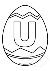 letter u easter egg