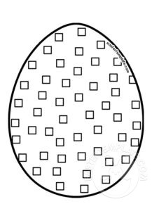 easter egg squares