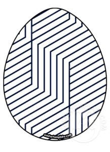egg with lines