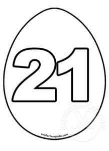 21 egg number