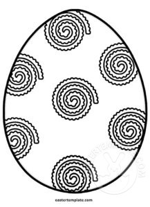 egg with spirals