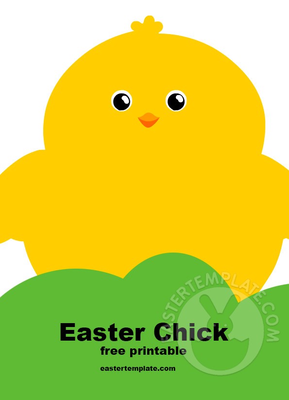 Easter Chick Template - Easter Template