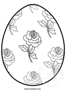 egg rose flowers
