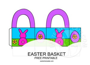 colorful easter basket