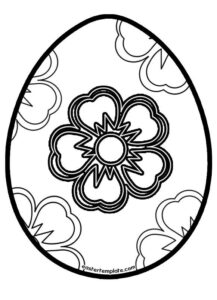 egg floral decoration