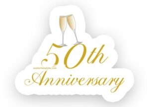 50th Wedding Anniversary - Easter Template