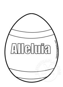 easte egg alleluia