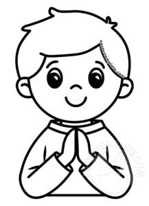boy praying
