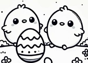 easter egg chicks