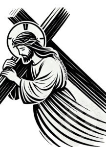 jesus carrying cross