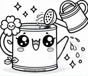 kawaii watering can