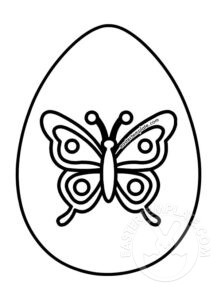butterfly easter egg