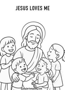 jesus with kids
