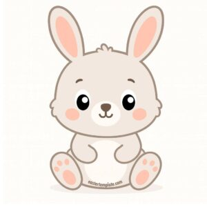 baby bunny clipart 1