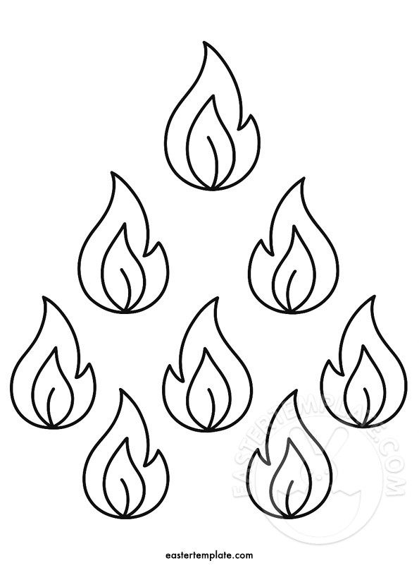flames holy spirit
