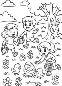kids easter egg hunt
