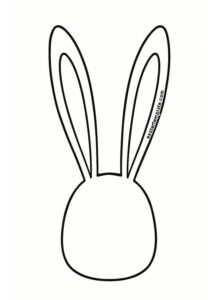 straight bunny ears coloring