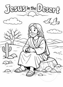 jesus in the desert