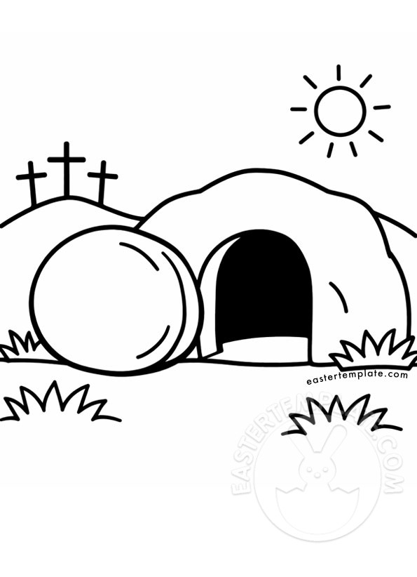 Stone Rolled Away coloring page 1 stone rolled away