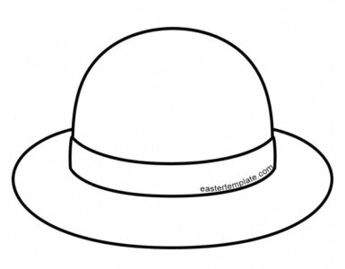 bonnet coloring page